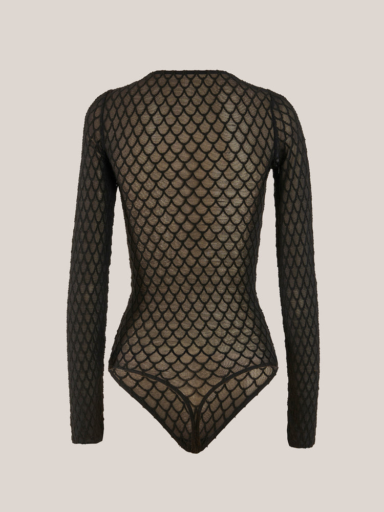 Velvet Net Illusion String Body