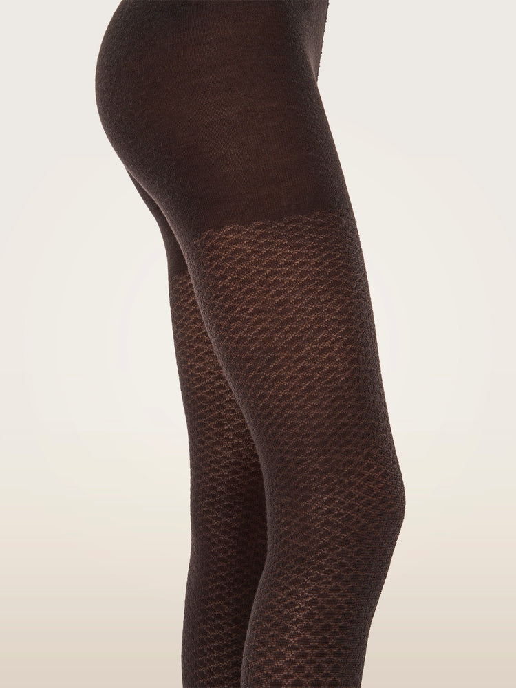 Merino Pattern Tights