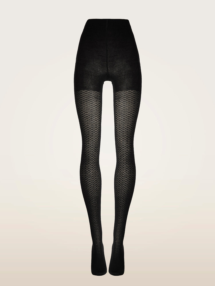 Merino Pattern Tights