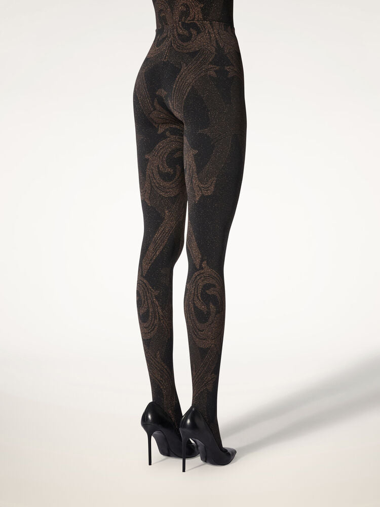 ETRO Metallic Jacquard Tights