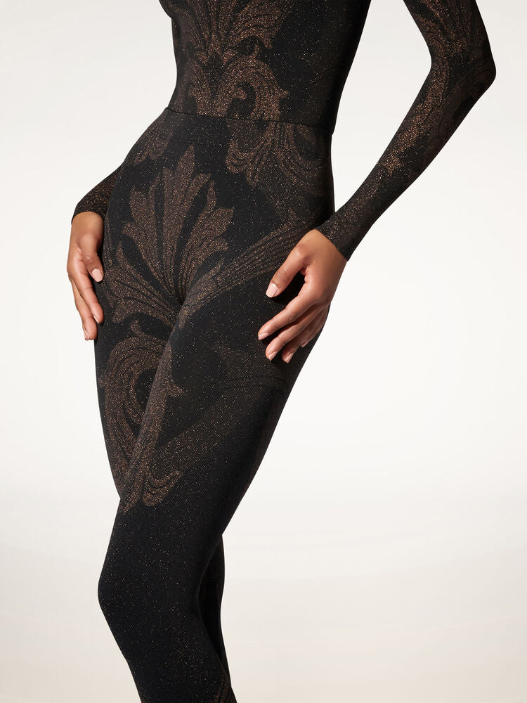 ETRO Metallic Jacquard Tights