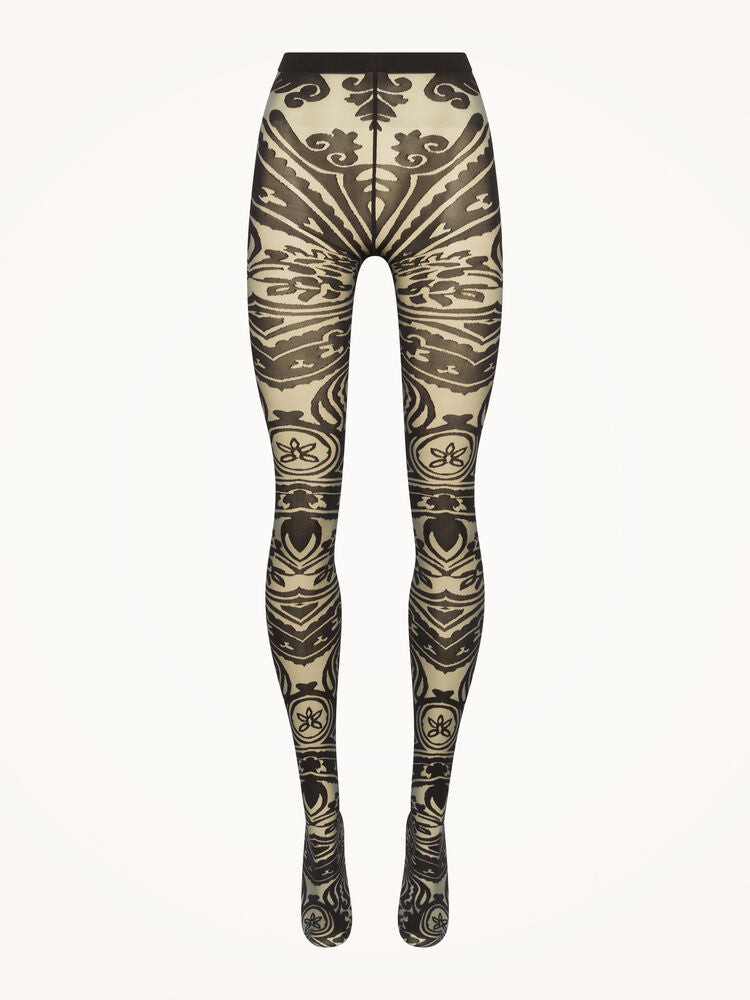 ETRO Paisely Tattoo Tights