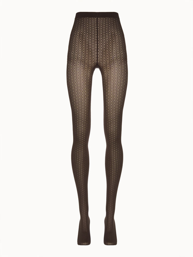 Mosaic Jacquard Tights