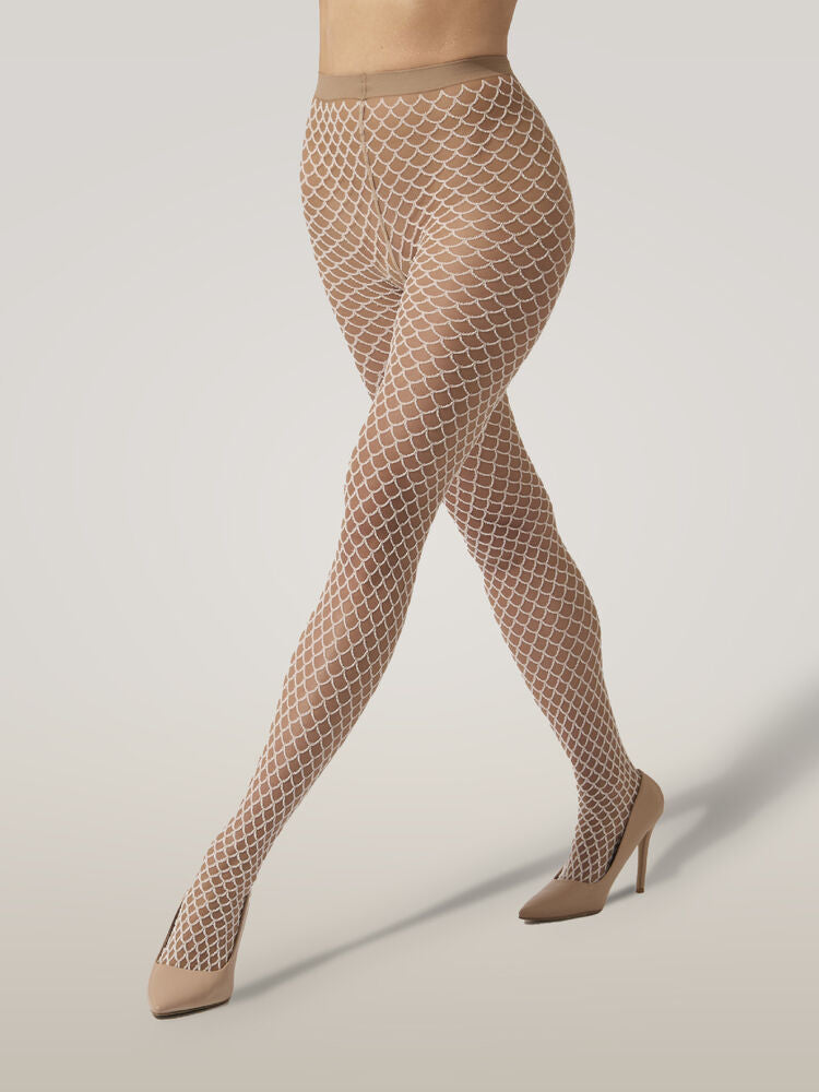 Velvet Net Illusion Tights