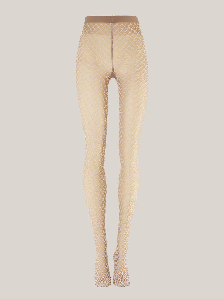 Velvet Net Illusion Tights