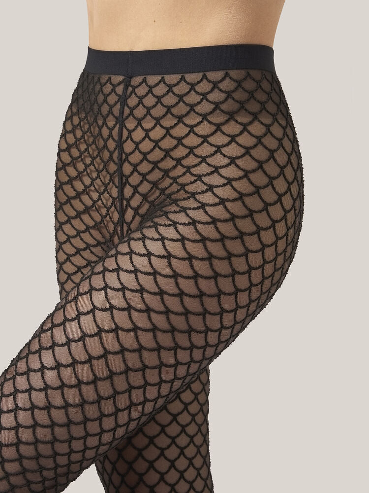 Velvet Net Illusion Tights
