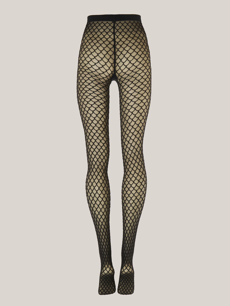 Velvet Net Illusion Tights