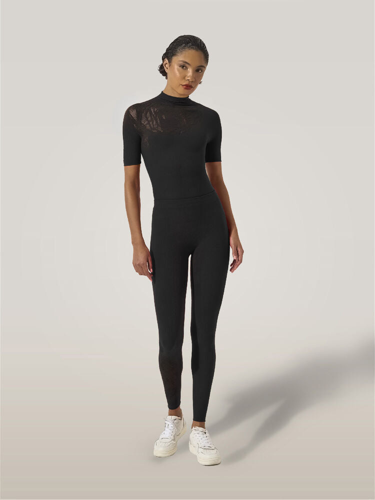 Rose Net Leggings