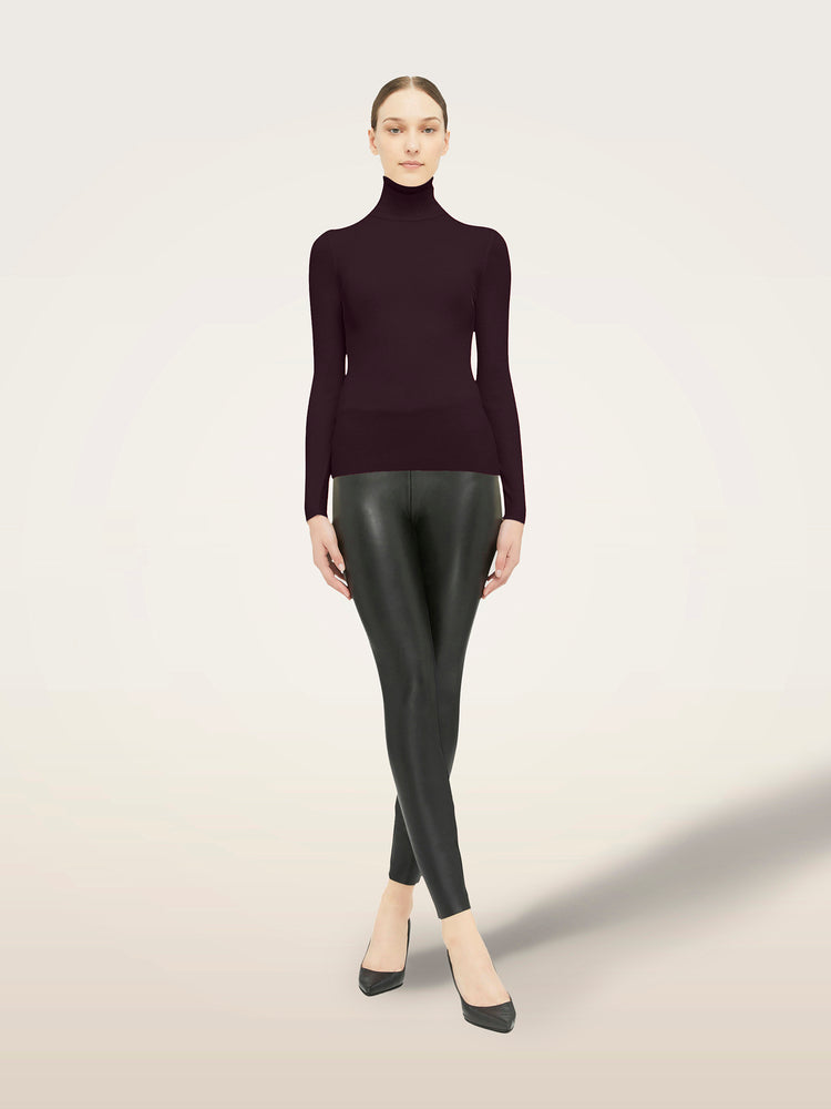 Fine Merino Rib Top Long Sleeves NEW