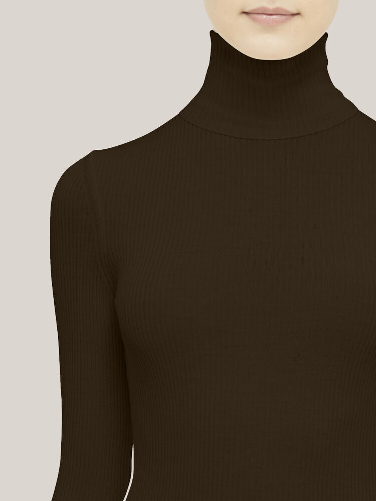 Fine Merino Rib Top Long Sleeves NEW