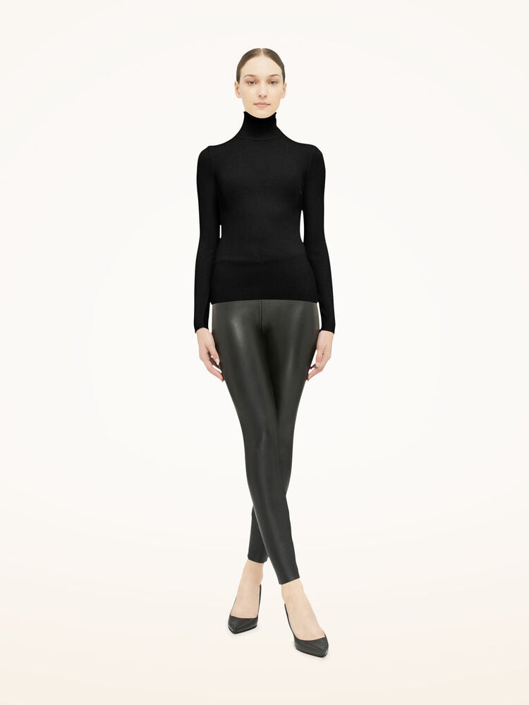 Fine Merino Rib Top Long Sleeves NEW