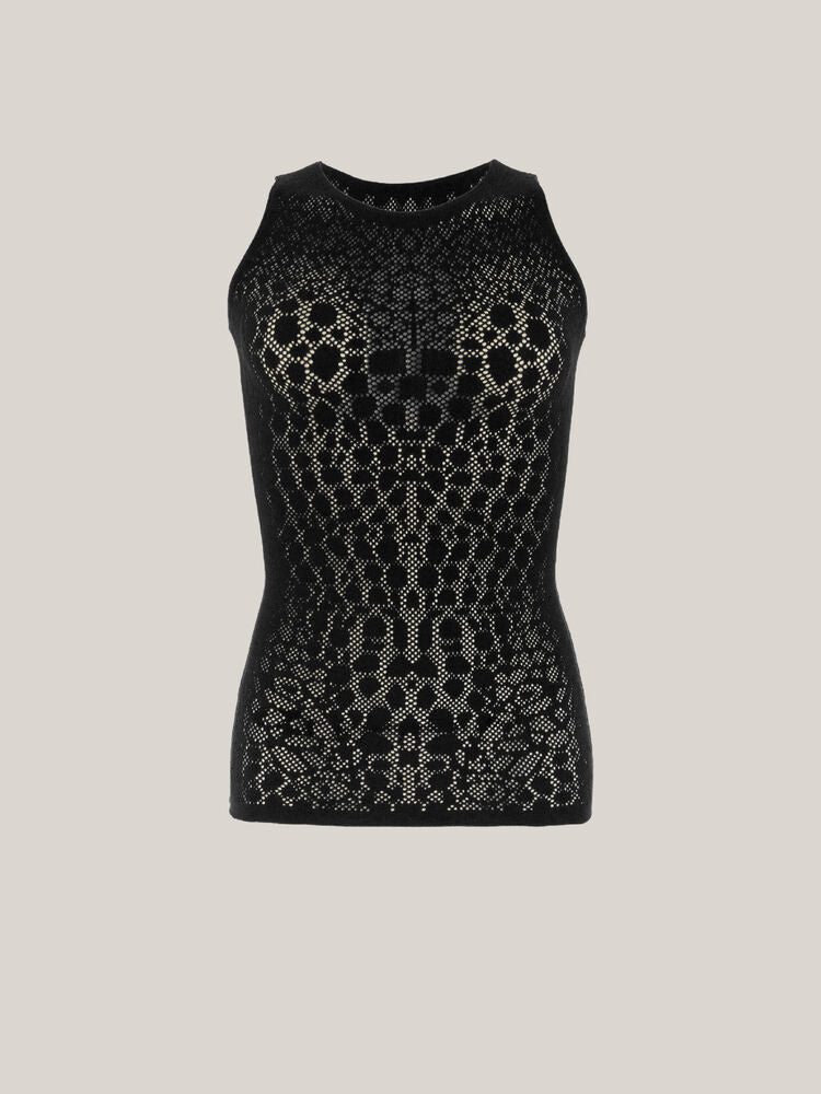Reptile Net Top Sleeveless