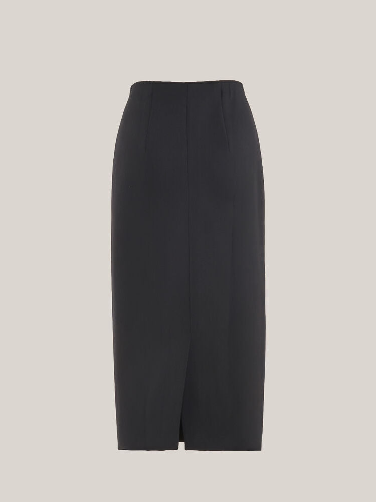 Midnight Grace Midi Skirt
