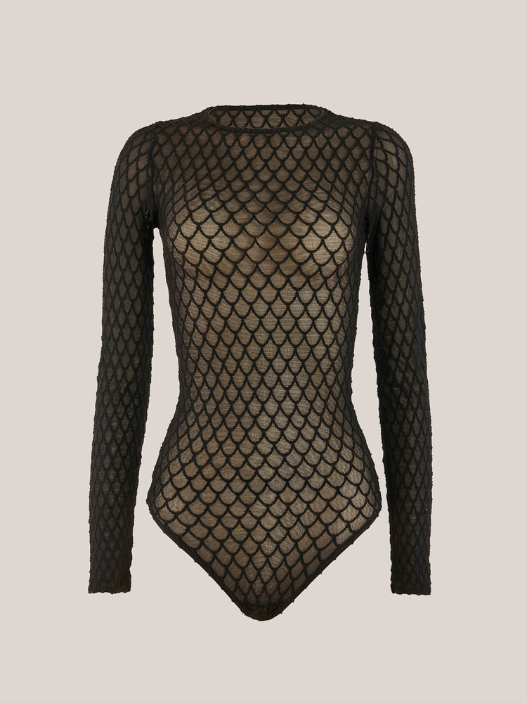 Velvet Net Illusion String Body