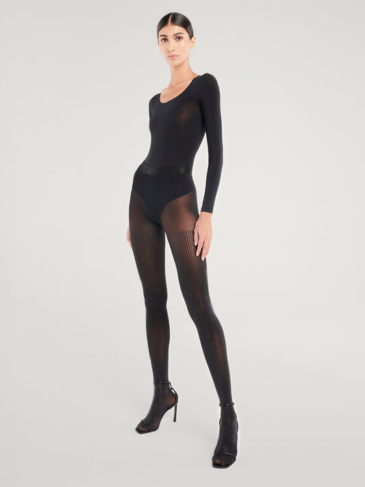 Sergio Rossi x Wolford Studs Tights